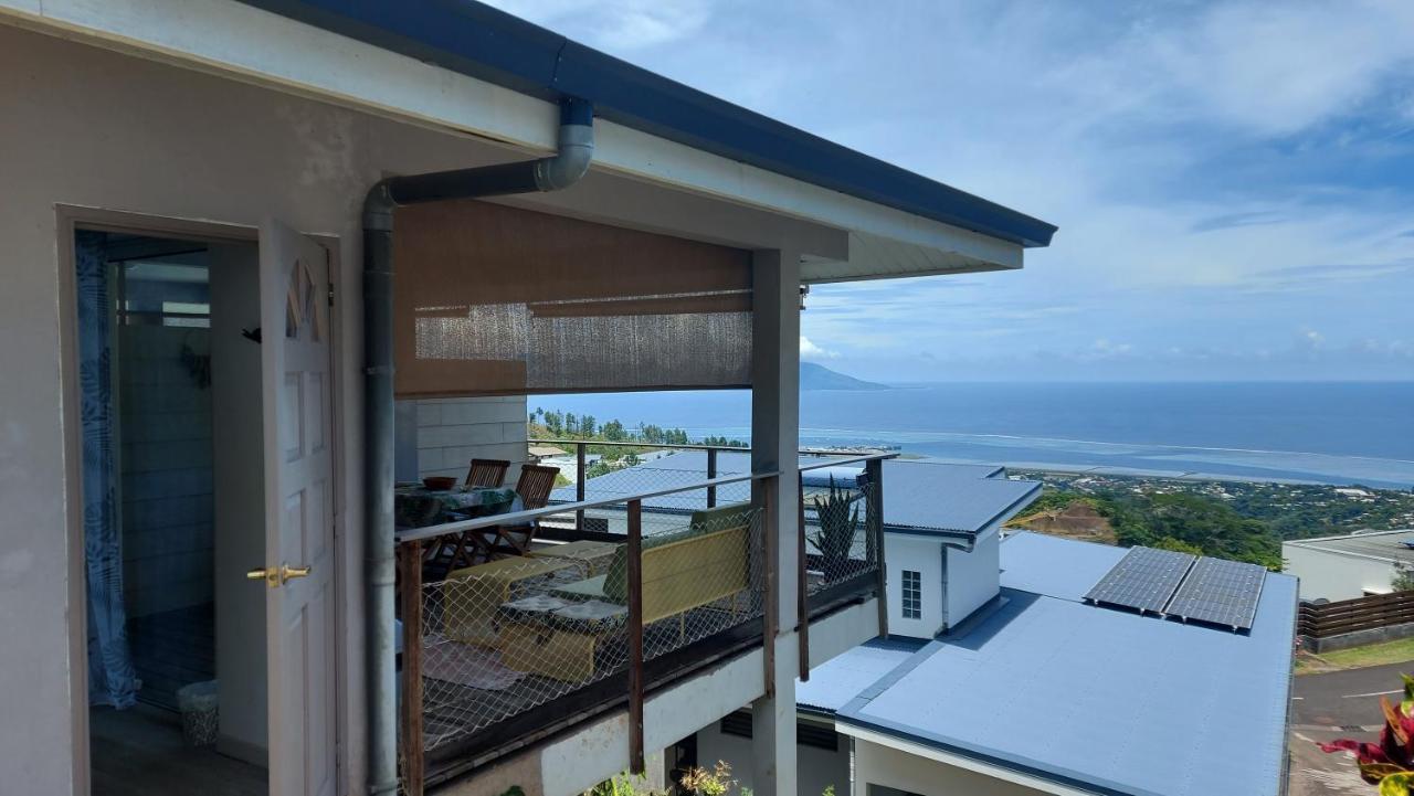 Studio Vaimiti Pour 2 Personnes Vue Mer Et Moorea 帕皮提 外观 照片