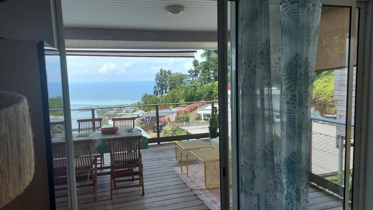 Studio Vaimiti Pour 2 Personnes Vue Mer Et Moorea 帕皮提 外观 照片