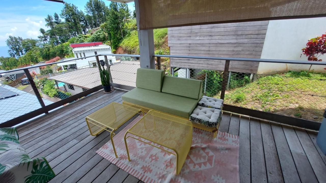 Studio Vaimiti Pour 2 Personnes Vue Mer Et Moorea 帕皮提 外观 照片