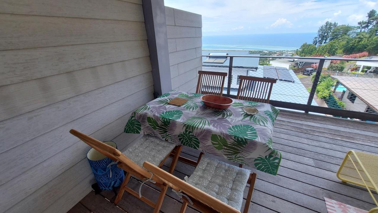 Studio Vaimiti Pour 2 Personnes Vue Mer Et Moorea 帕皮提 外观 照片